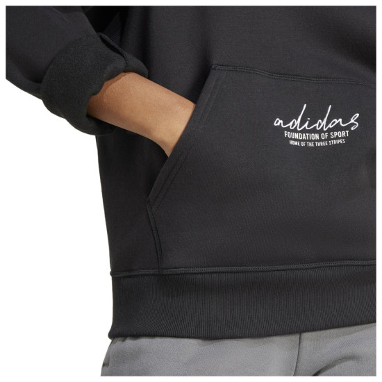 Adidas Γυναικείο φούτερ Signature Graphic Embroidery Fleece Hoodie